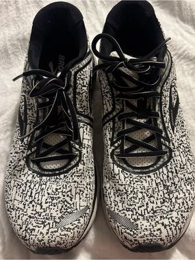 Brooks Men's Adrenaline GTS 20 Running Shoes Size 12 D White Black 1103071D156
